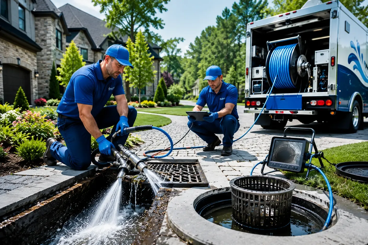 Local outdoor drain cleaning professionals in West Mansfield, OH